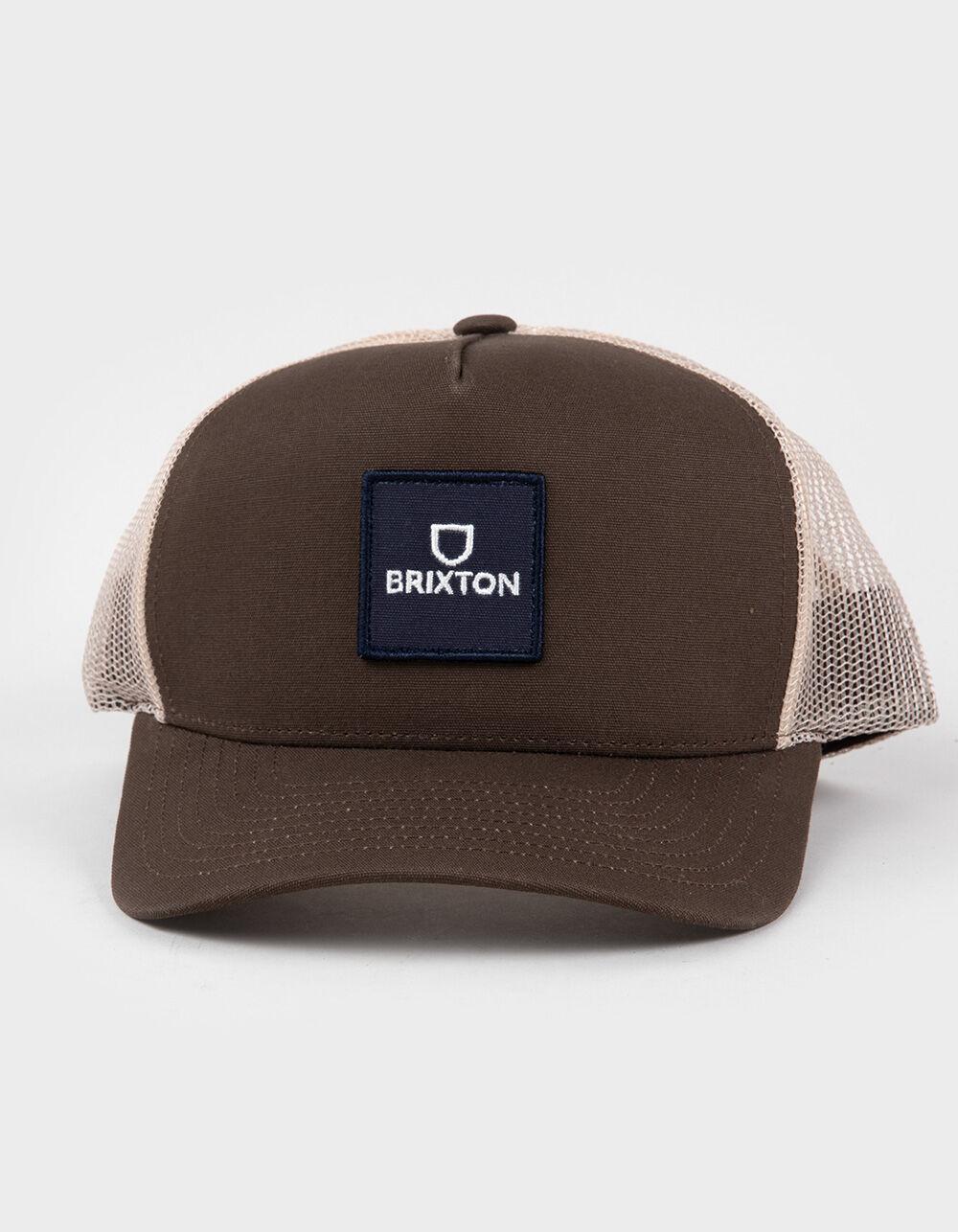 BRIXTON Alpha Block NetPlus® MP Trucker Hat - MOSS Product Image