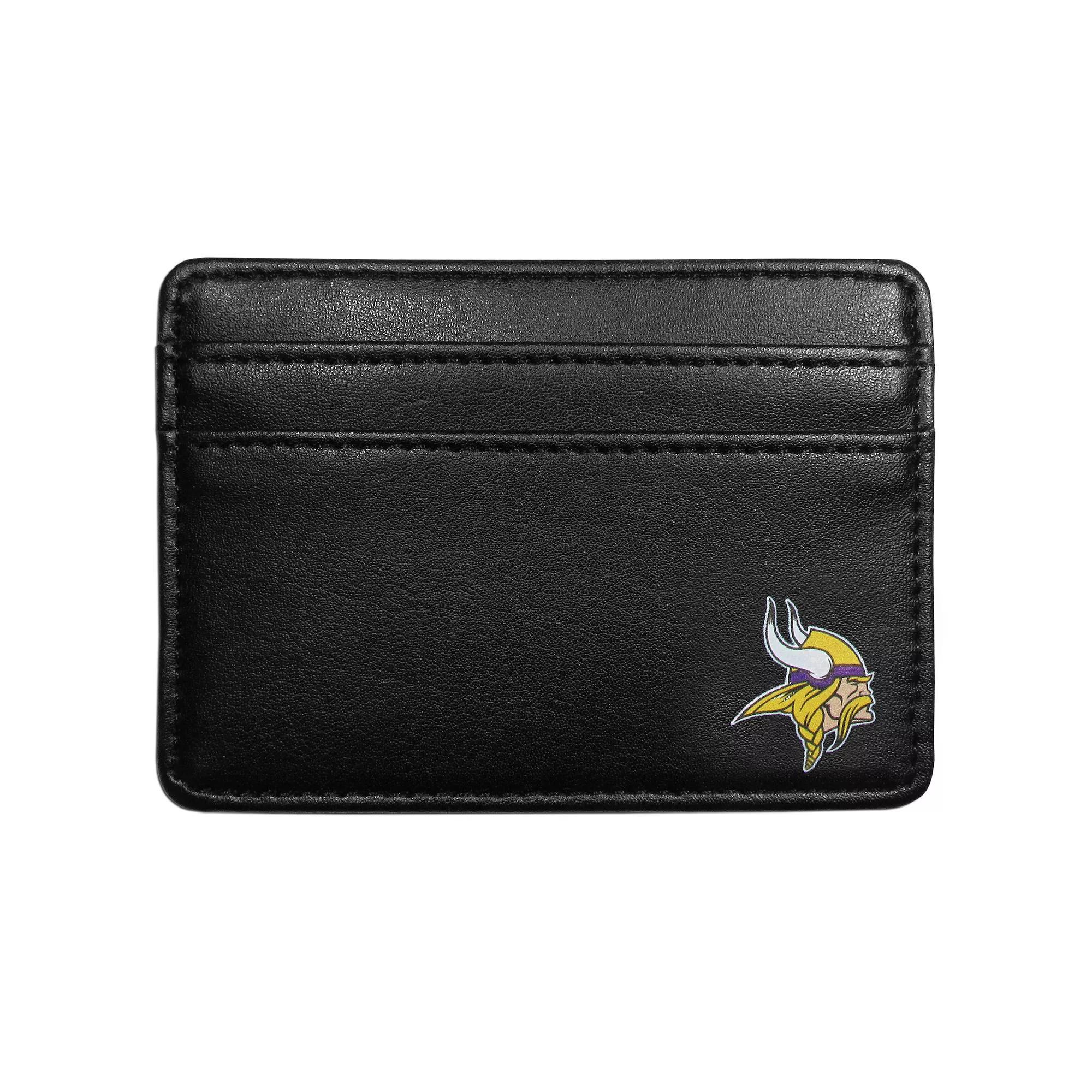 Men's Minnesota Vikings Weekend Wallet, Black Product Image