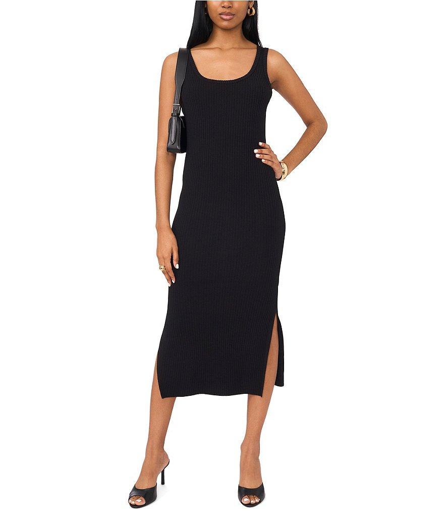 1. STATE Scoop Neckline Tank Sweater Maxi Dress Product Image
