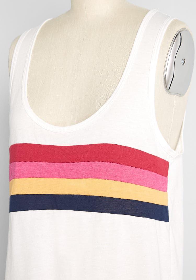 ModCloth x CAMP Collection Stripes of Summer Tank Top Product Image