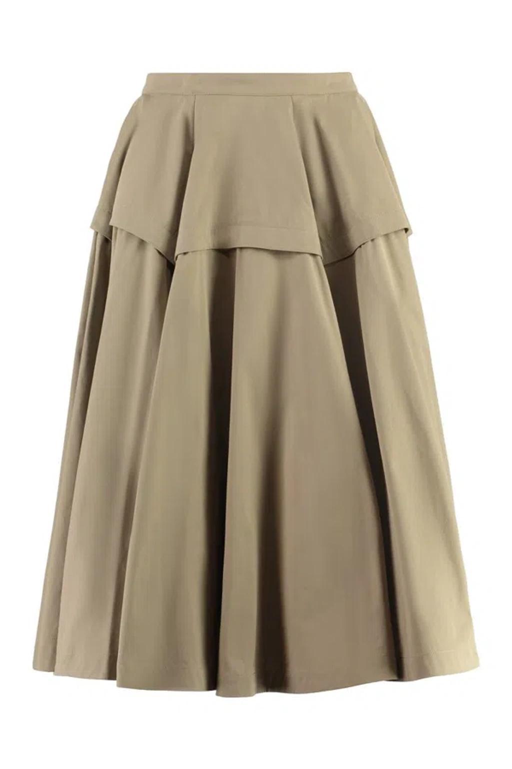 A-line Skirt In Sand Product Image
