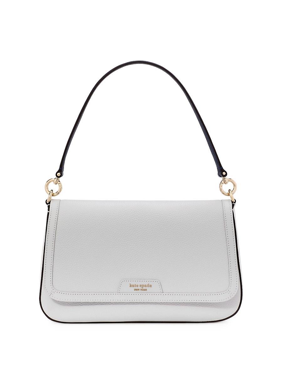 Womens Hudson Colorblocked Leather Shoulder Bag Product Image