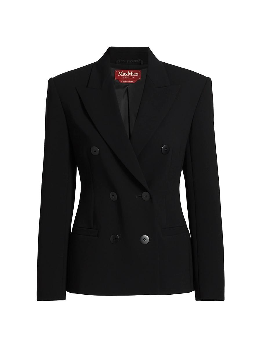 Womens Key Double-Breasted Blazer Product Image