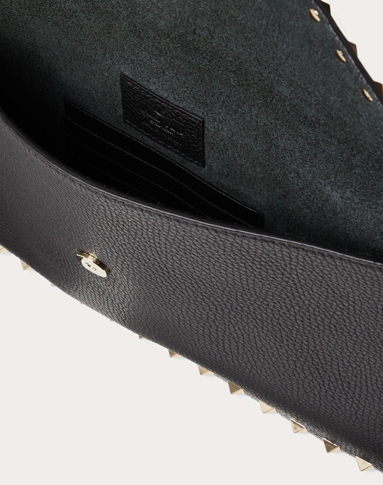 ROCKSTUD GRAINY CALFSKIN ENVELOPE POUCH Product Image