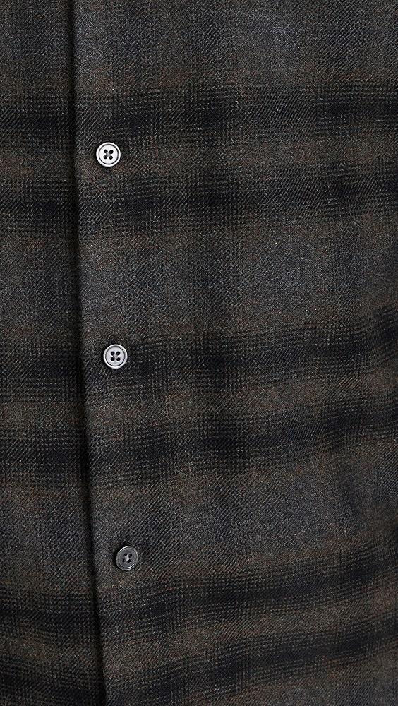 Theory Irving Soft Plaid Shirt | Shopbop Product Image