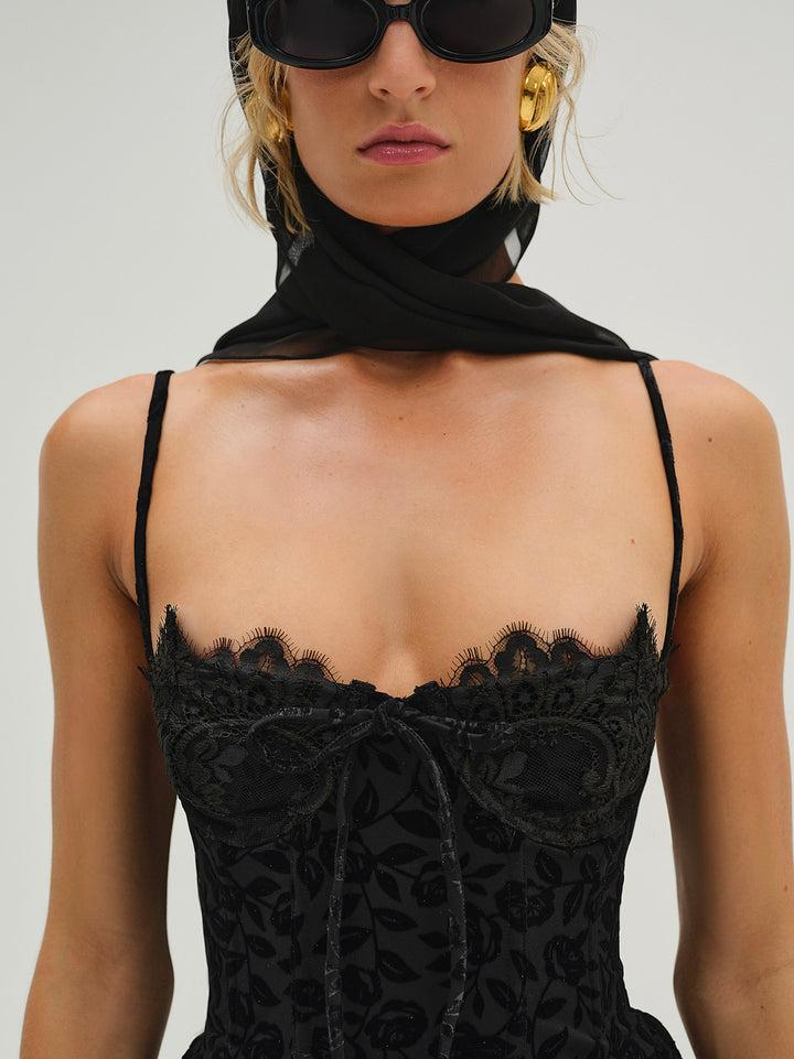 Shae Mini Dress — Black Product Image