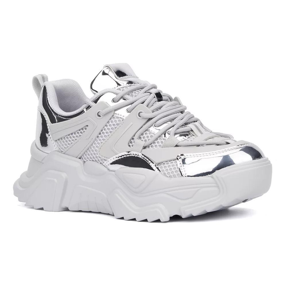 Olivia Miller Zenith Women's Low Top Sneakers, Size: 7, Gray Product Image