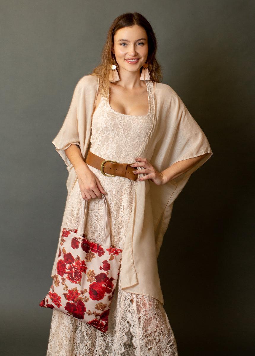 Women's Gift Set in Ecru Floral Female Product Image