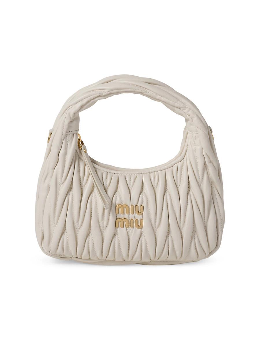 Womens Wander Matelass Nappa Leather Hobo Bag Product Image