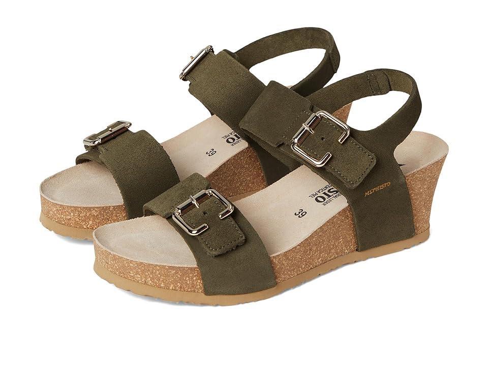 Mephisto Lissandra (Loden) Women's Wedge Shoes Product Image