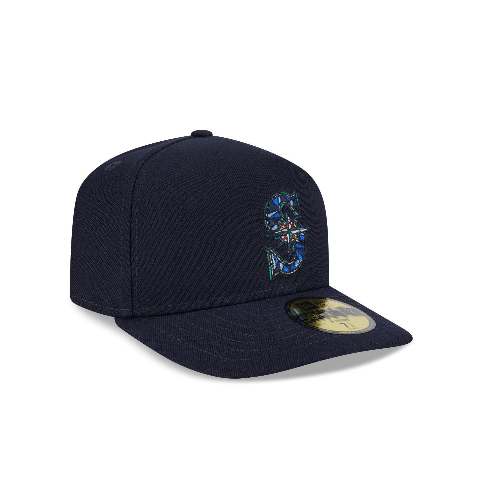 New York Mets Stained Glass 59FIFTY A-Frame Fitted Hat Male Product Image