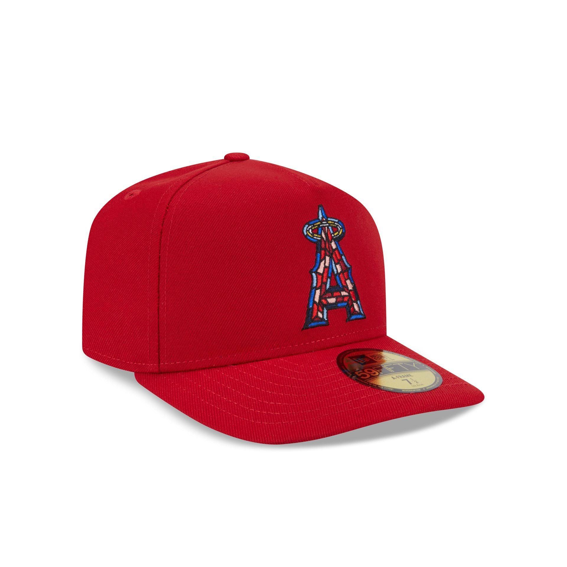 New York Mets Stained Glass 59FIFTY A-Frame Fitted Hat Male Product Image
