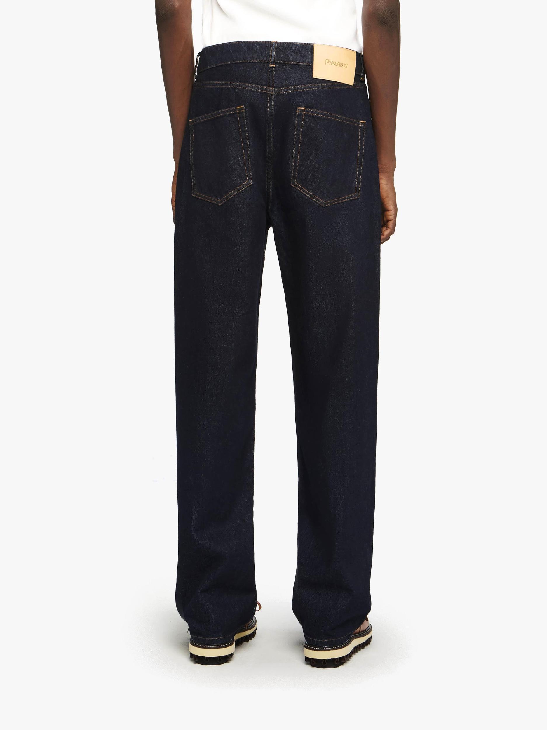 STRAIGHT LEG DENIM JEANS Product Image
