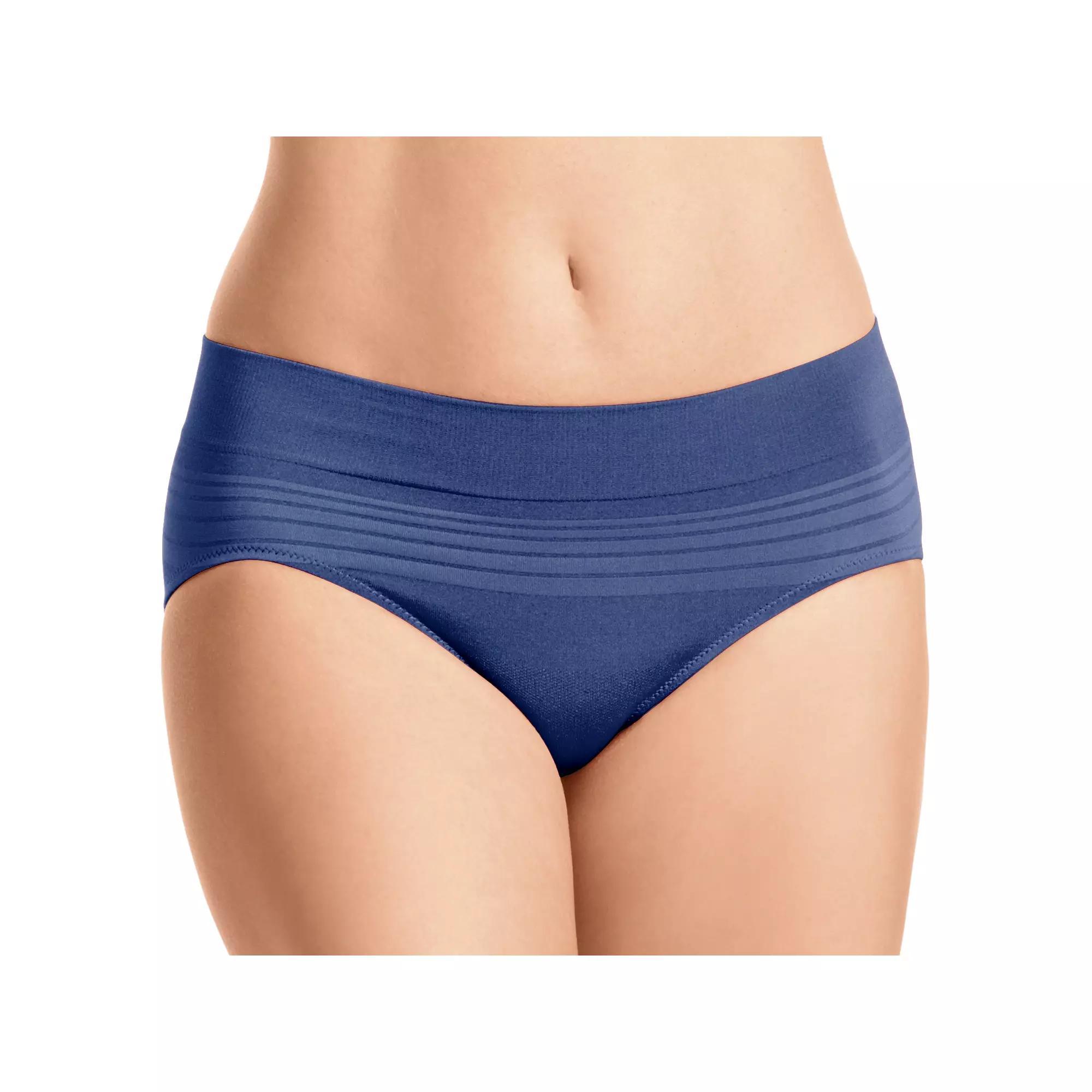 Warners No Pinching, No Problems Dig-Free Comfort Waist Smooth and Seamless Hipster RU0501P, Womens Blue Ink Product Image