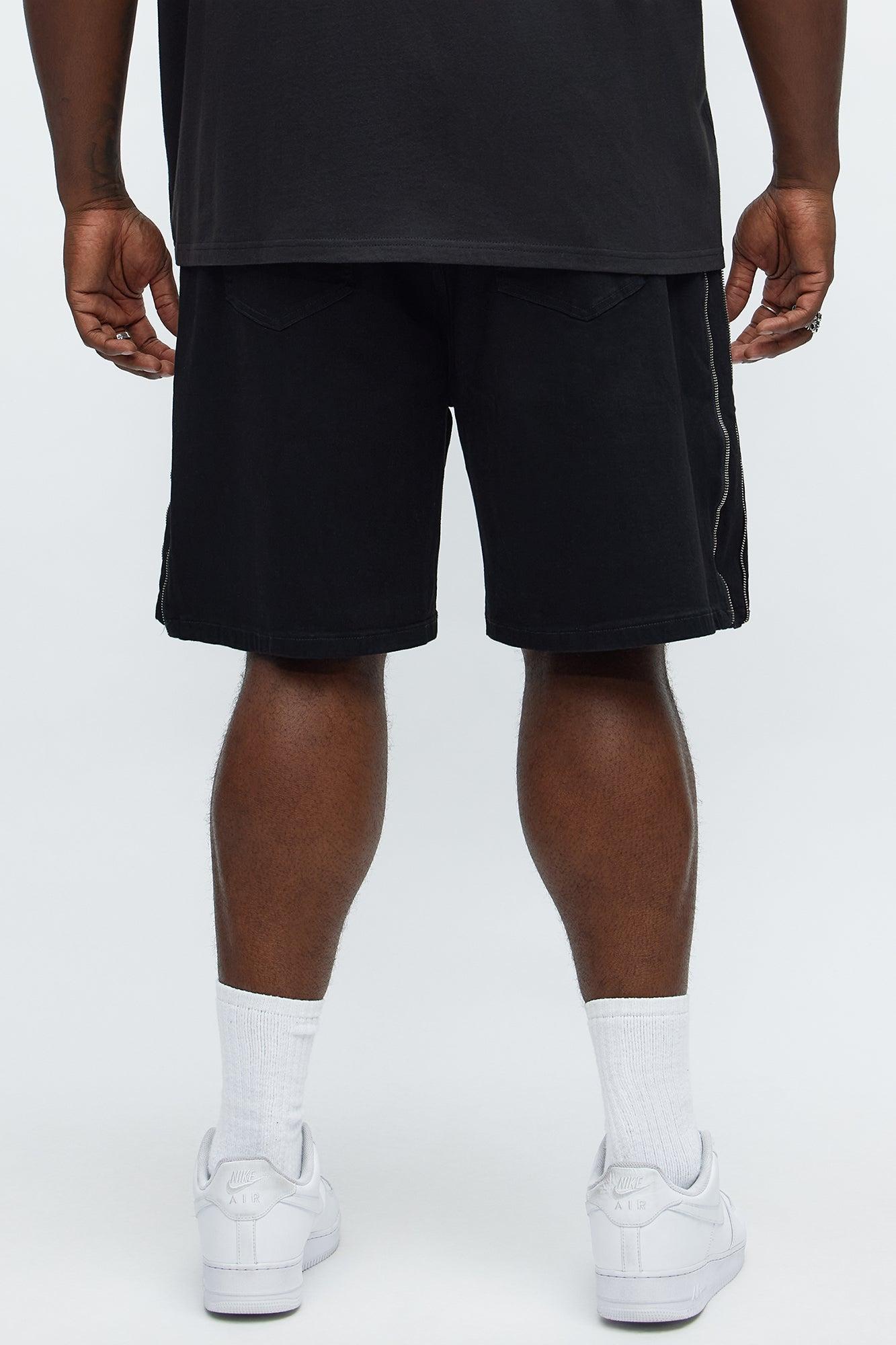 Relaxed Me Down Denim Shorts - Black Product Image