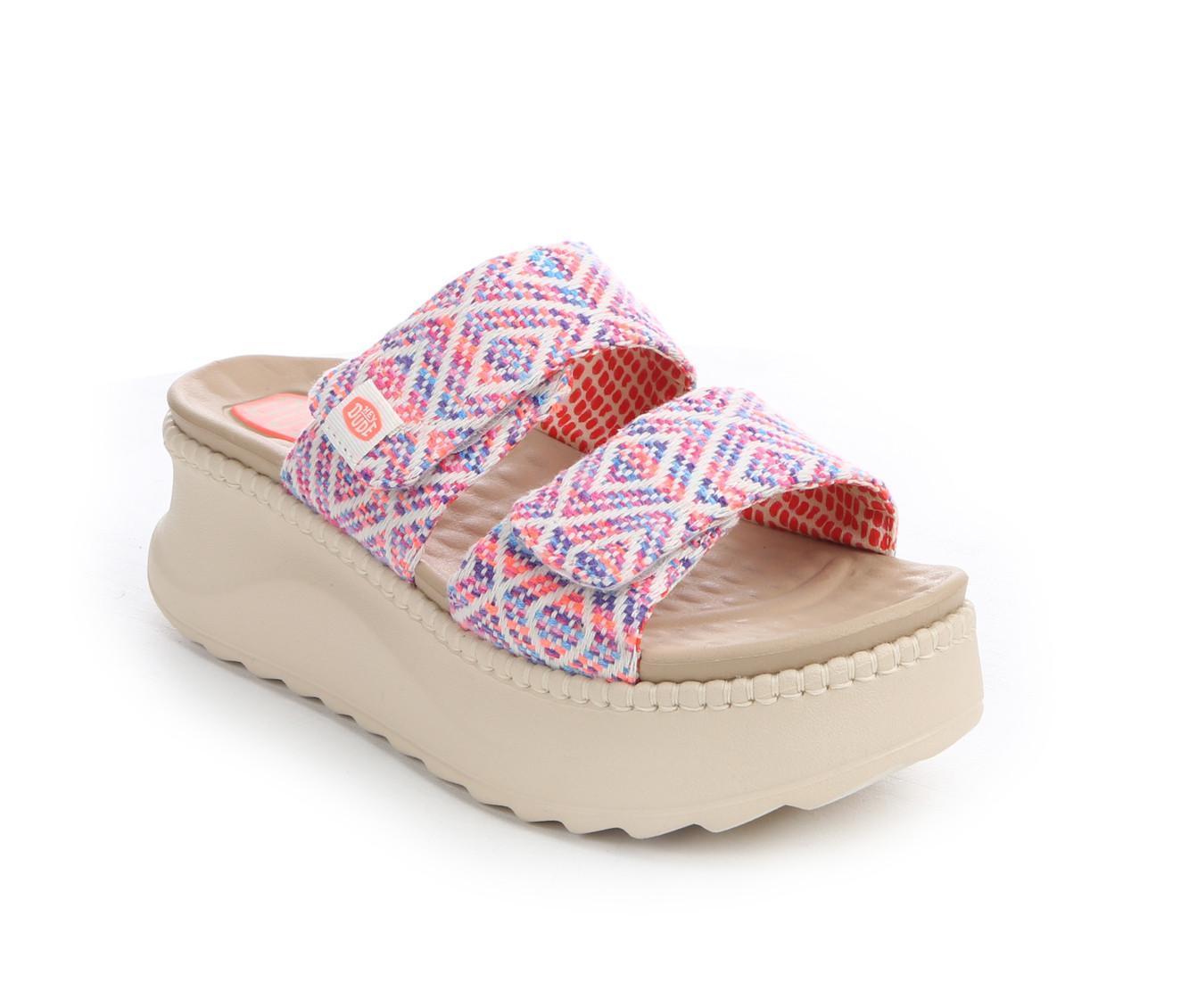 Women's HEYDUDE Delray Platform Wedge Sandals Product Image