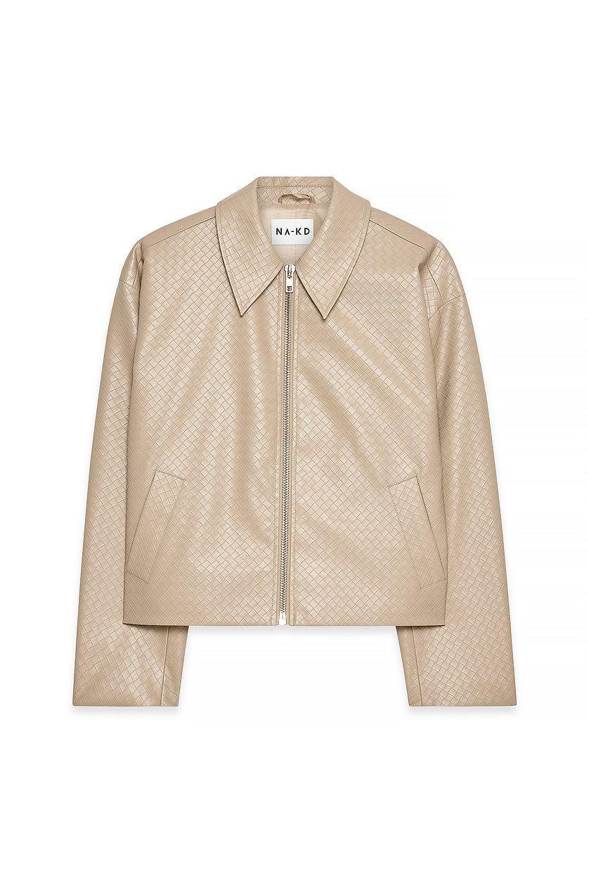 Braided Pu Jacket Product Image