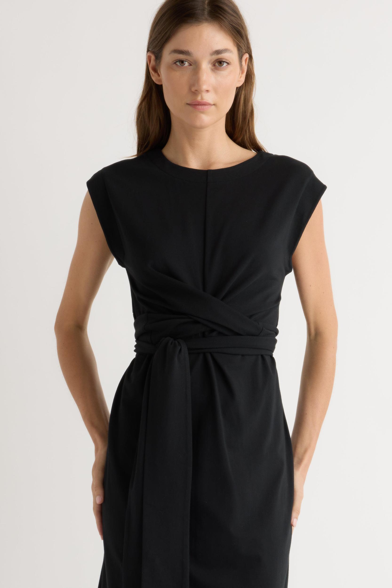 Fei Tie-Front Organic Cotton Dress Product Image