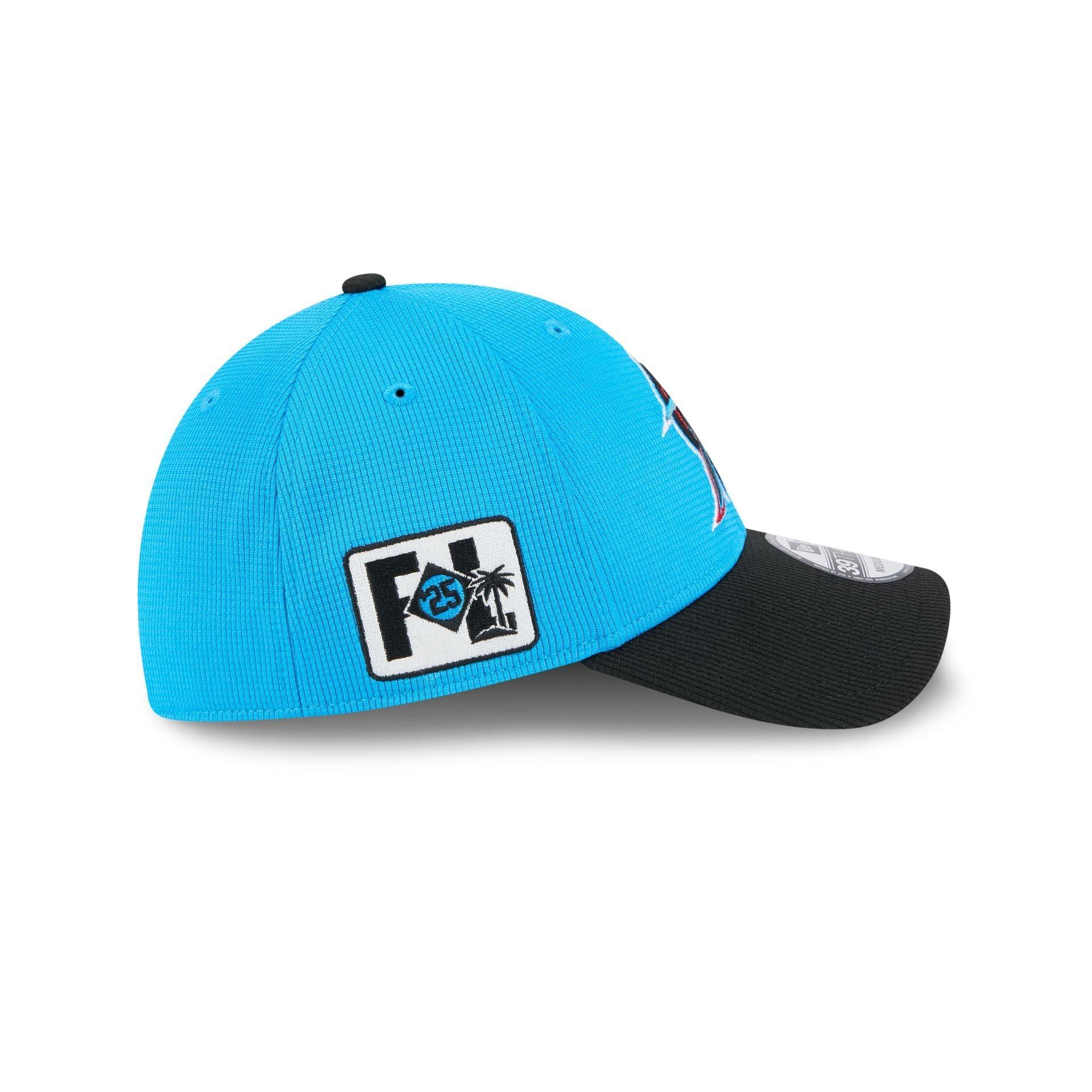 Miami Marlins 2025 Spring Training 39THIRTY Stretch Fit Hat Male Product Image