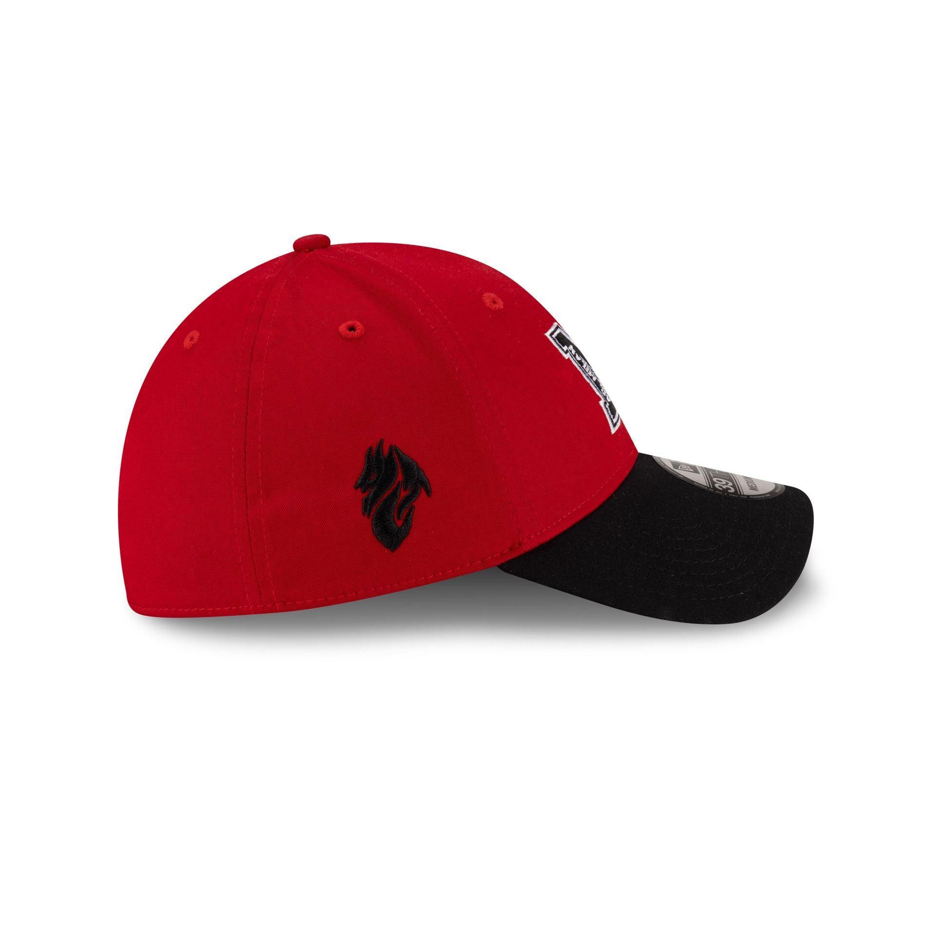 AC Milan M Logo Scarlet 39THIRTY Stretch Fit Hat Male Product Image