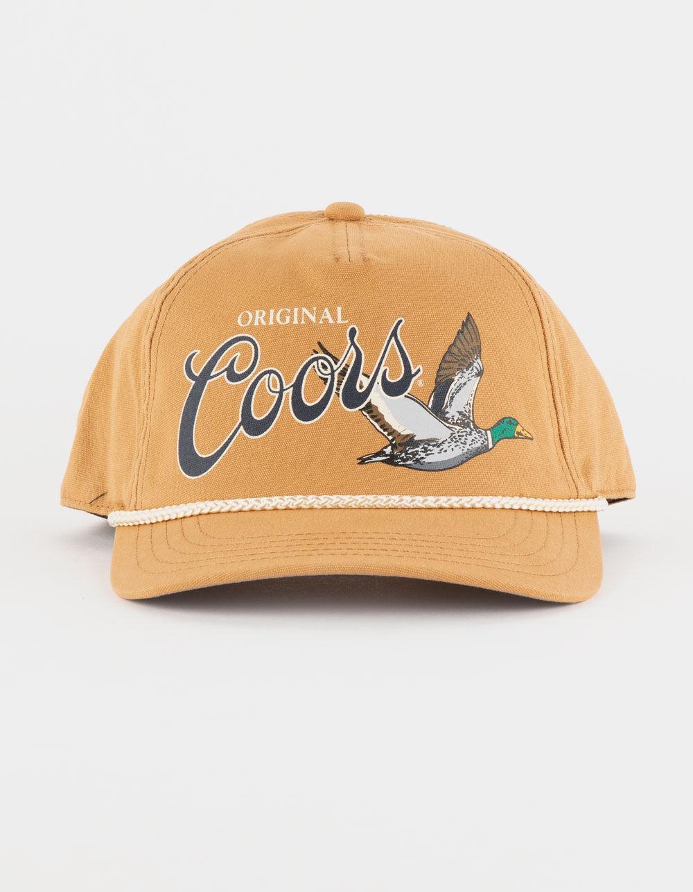 AMERICAN NEEDLE Coors Canvas Cappy Mens Snapback Hat - WHEAT Product Image