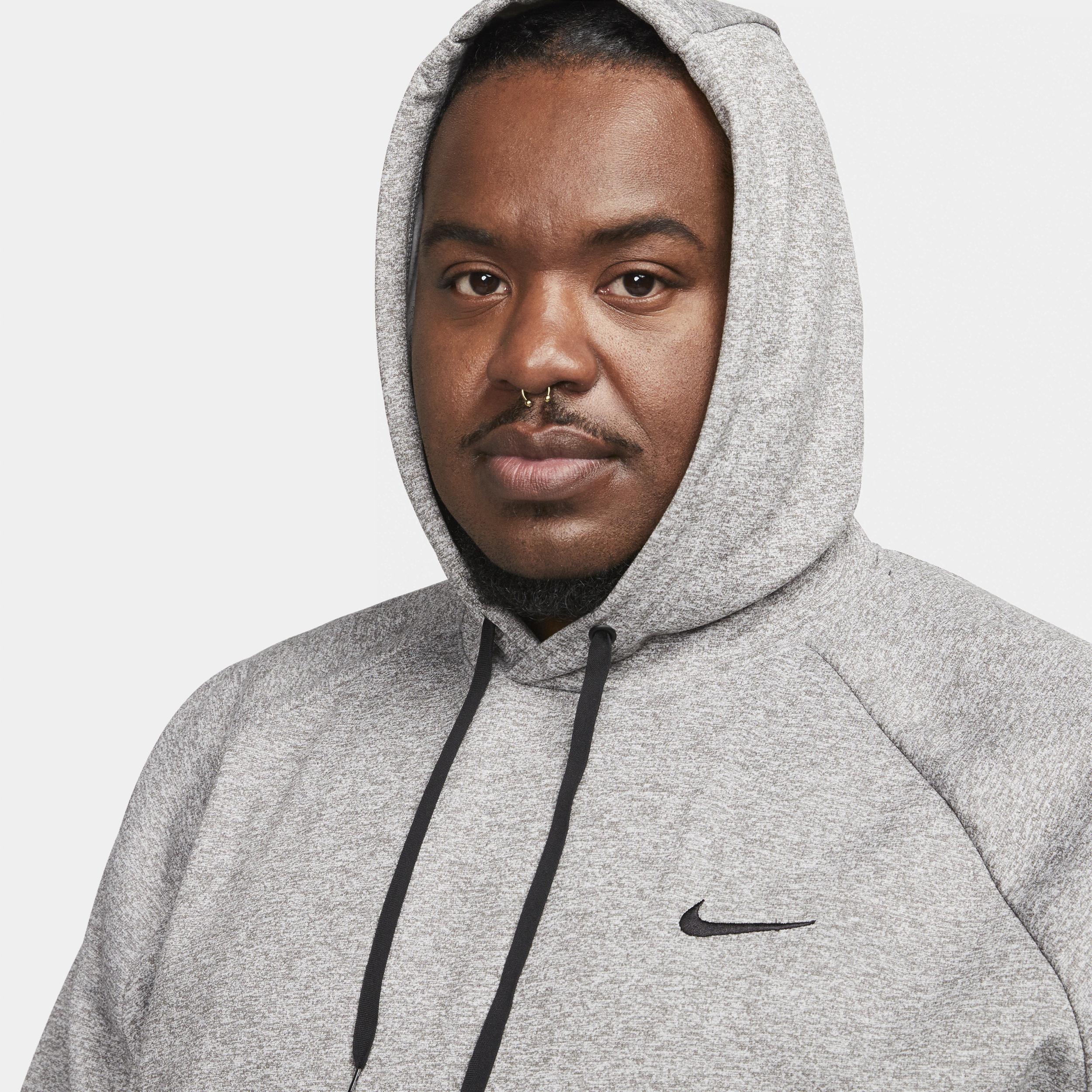Big & Tall Nike Therma-FIT Pullover Fitness Hoodie, Men's, Size: 3XL Tall, Dark Gray Grey Product Image