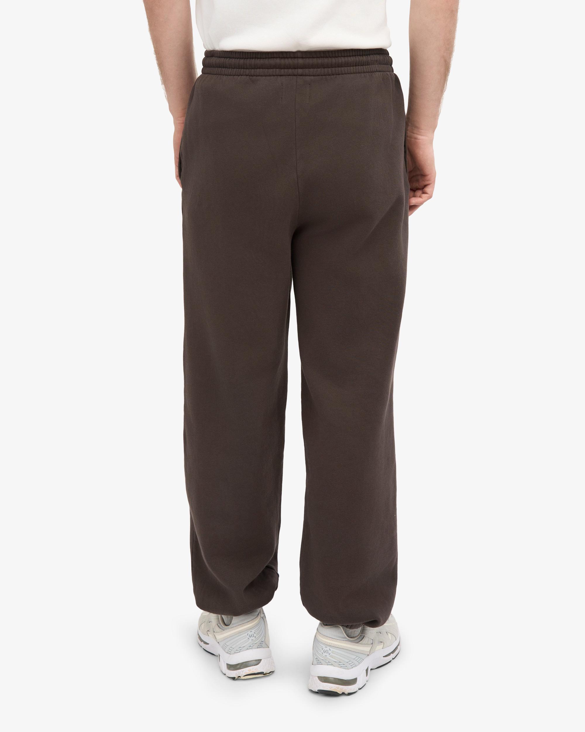 Organic Relaxed Sweatpants - Coffee Brown Product Image