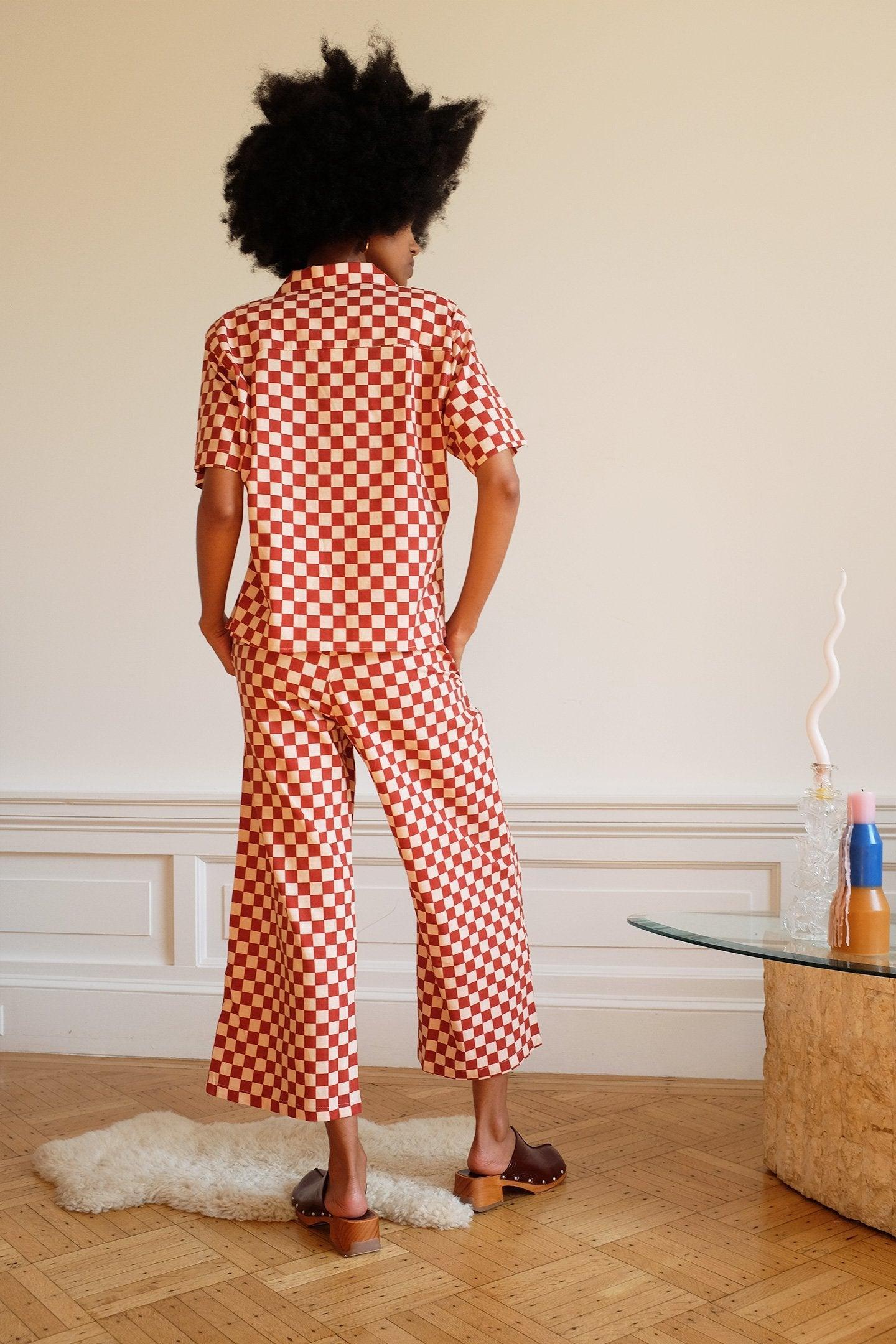 Long Lounge Set - Spice Check Product Image