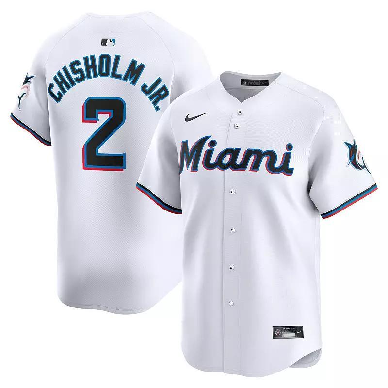 Men's Nike Sandy Alcantara White Miami Marlins Home Limited Player Jersey, Size: XL Product Image