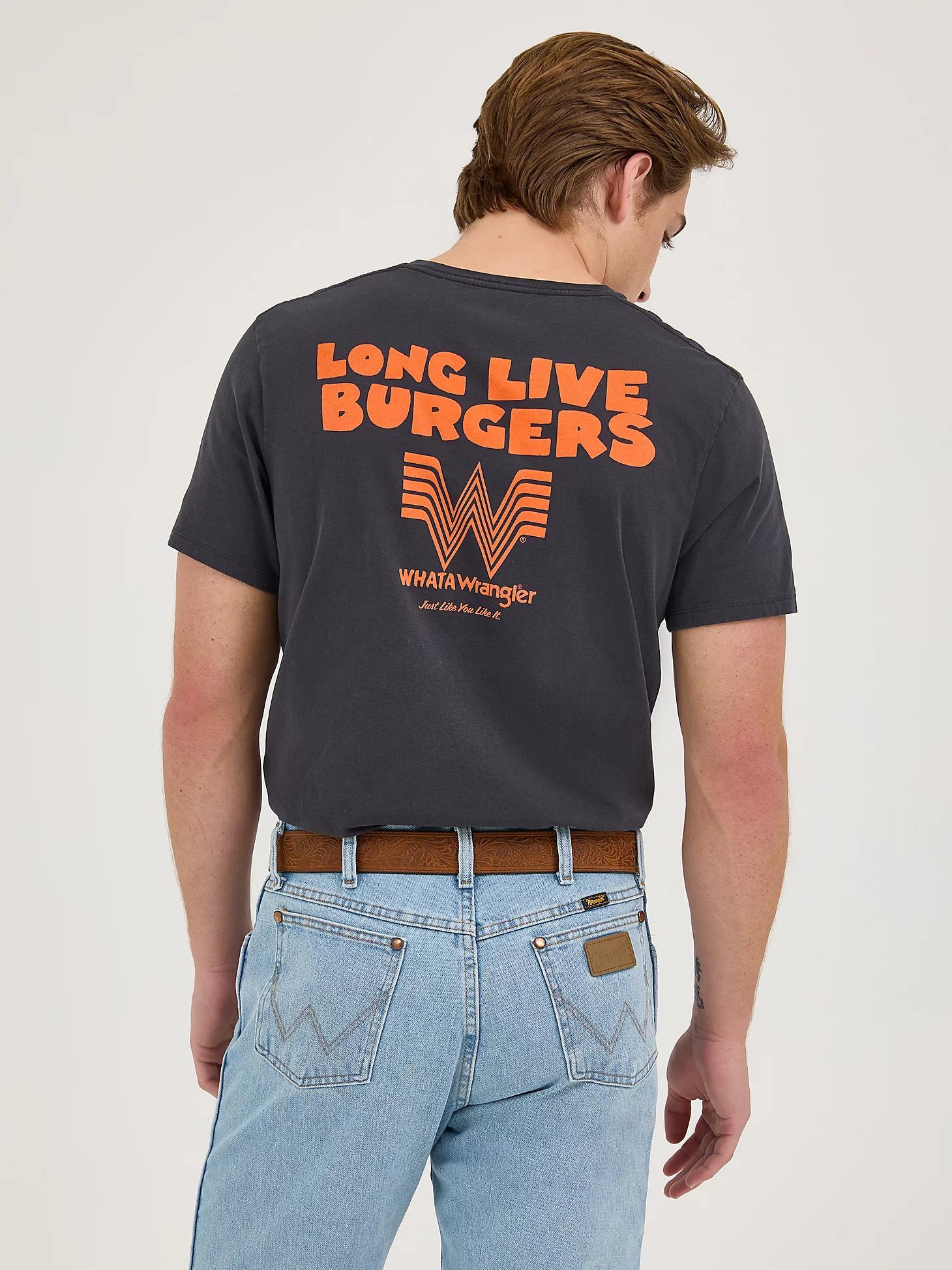 Wrangler x Whataburger Men's Long Live Burgers T-Shirt | Men's SHIRTS | Wrangler® Product Image