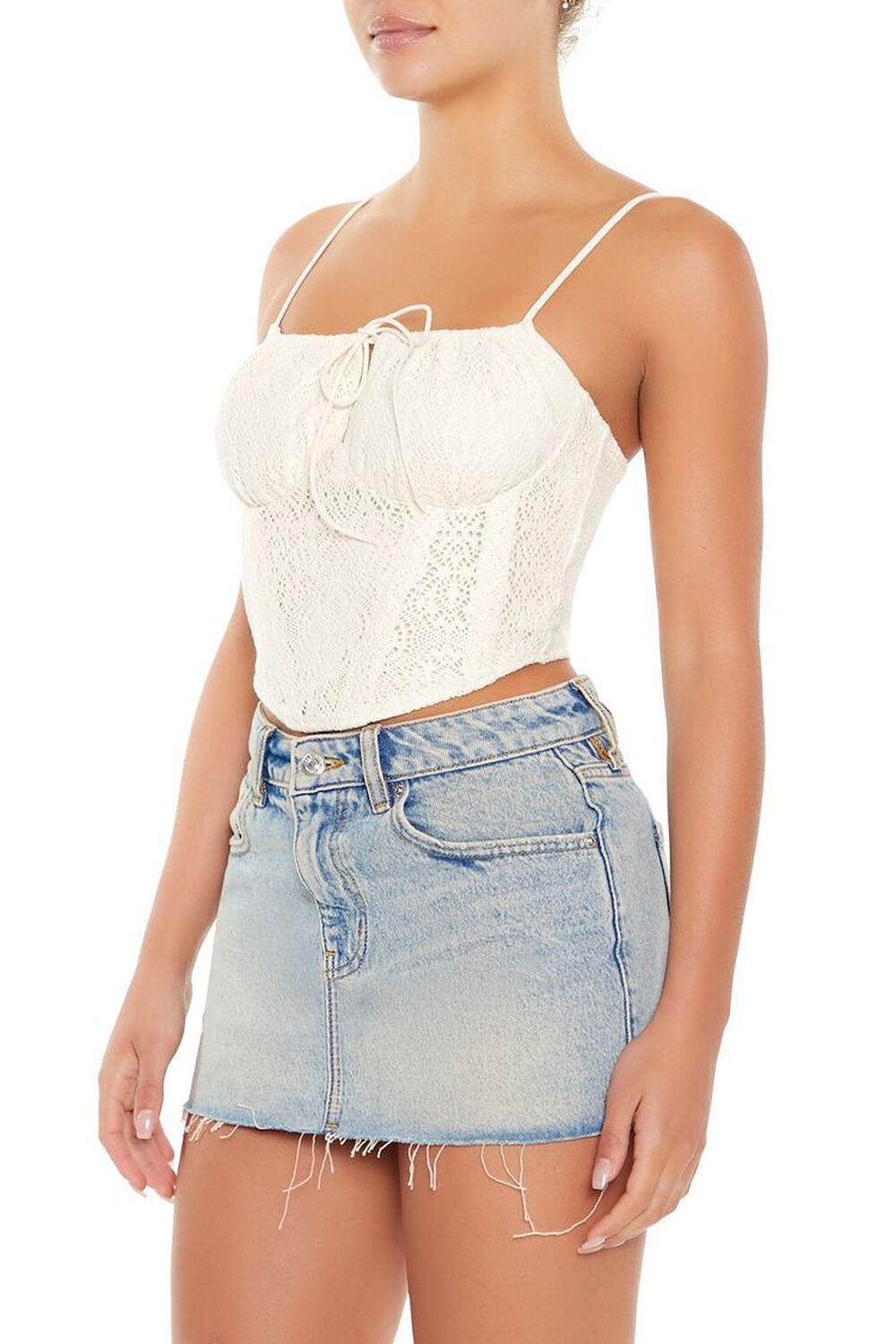 Crochet Bustier Cropped Cami | Forever 21 Product Image
