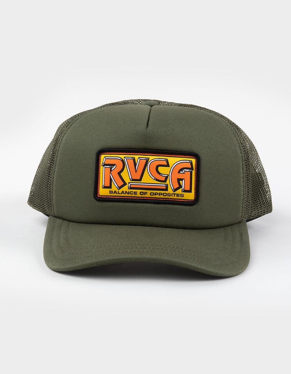 RVCA Service Foamy 2 Trucker Hat - DK GREEN Product Image