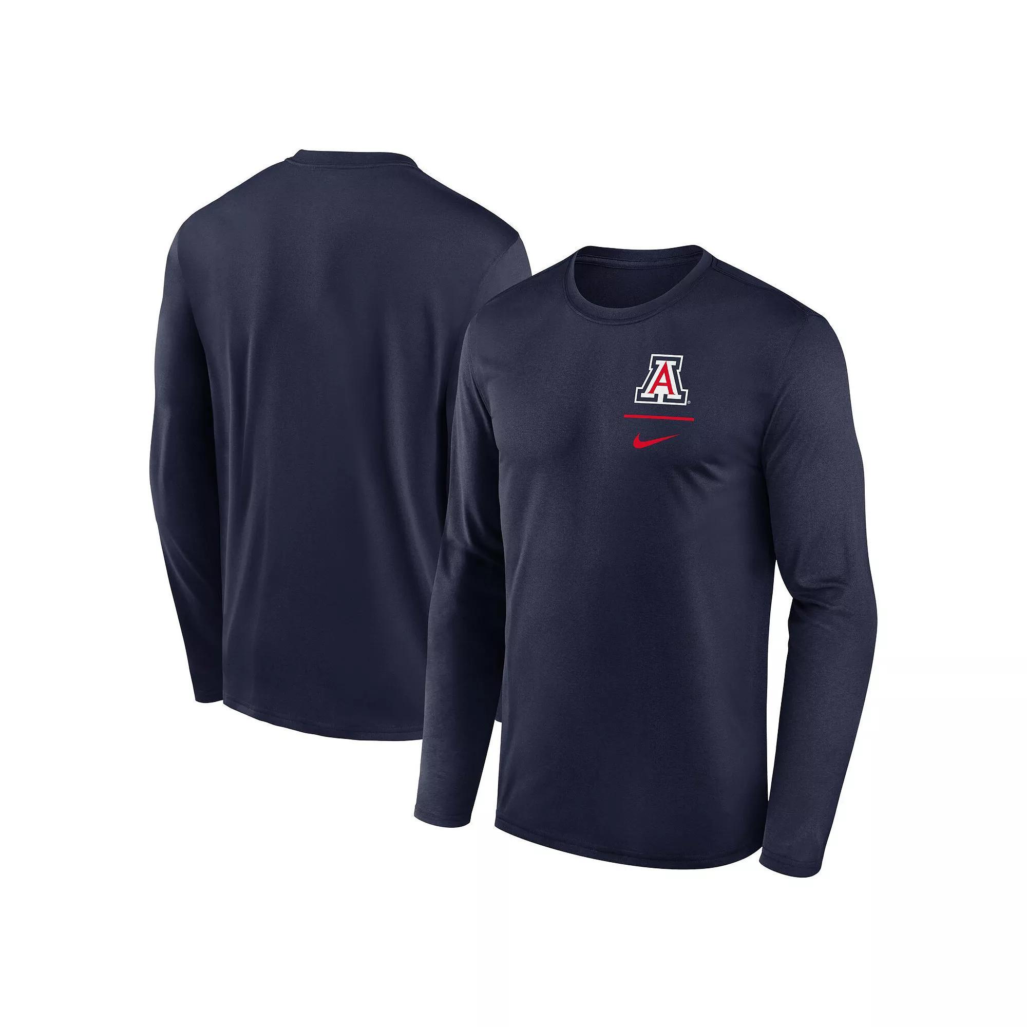 Men's Nike Green Oregon Ducks Primary Stack Legend Long Sleeve T-Shirt, Size: 2XL Product Image