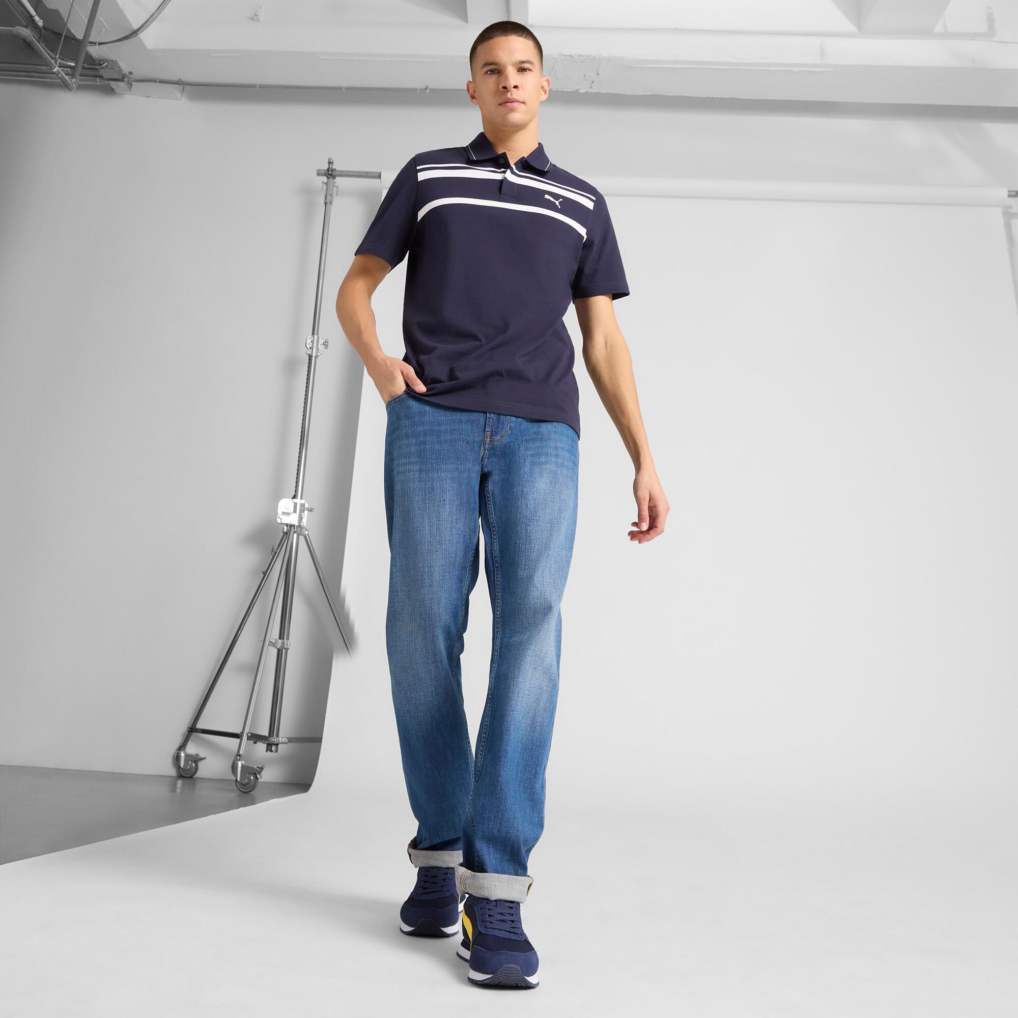 PUMA ESS ELEVATED Mens Polo Shirt Product Image