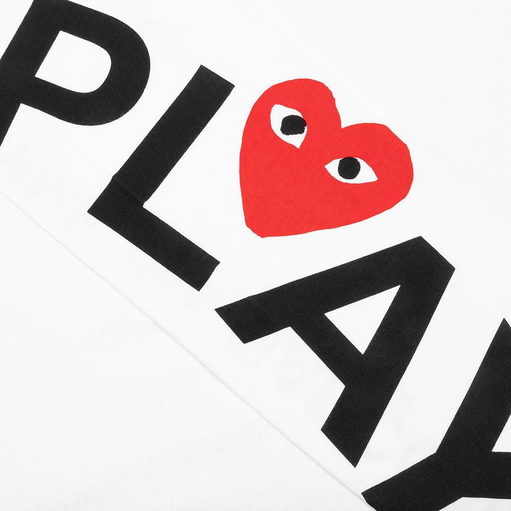 Big Heart L/S - White Male Product Image
