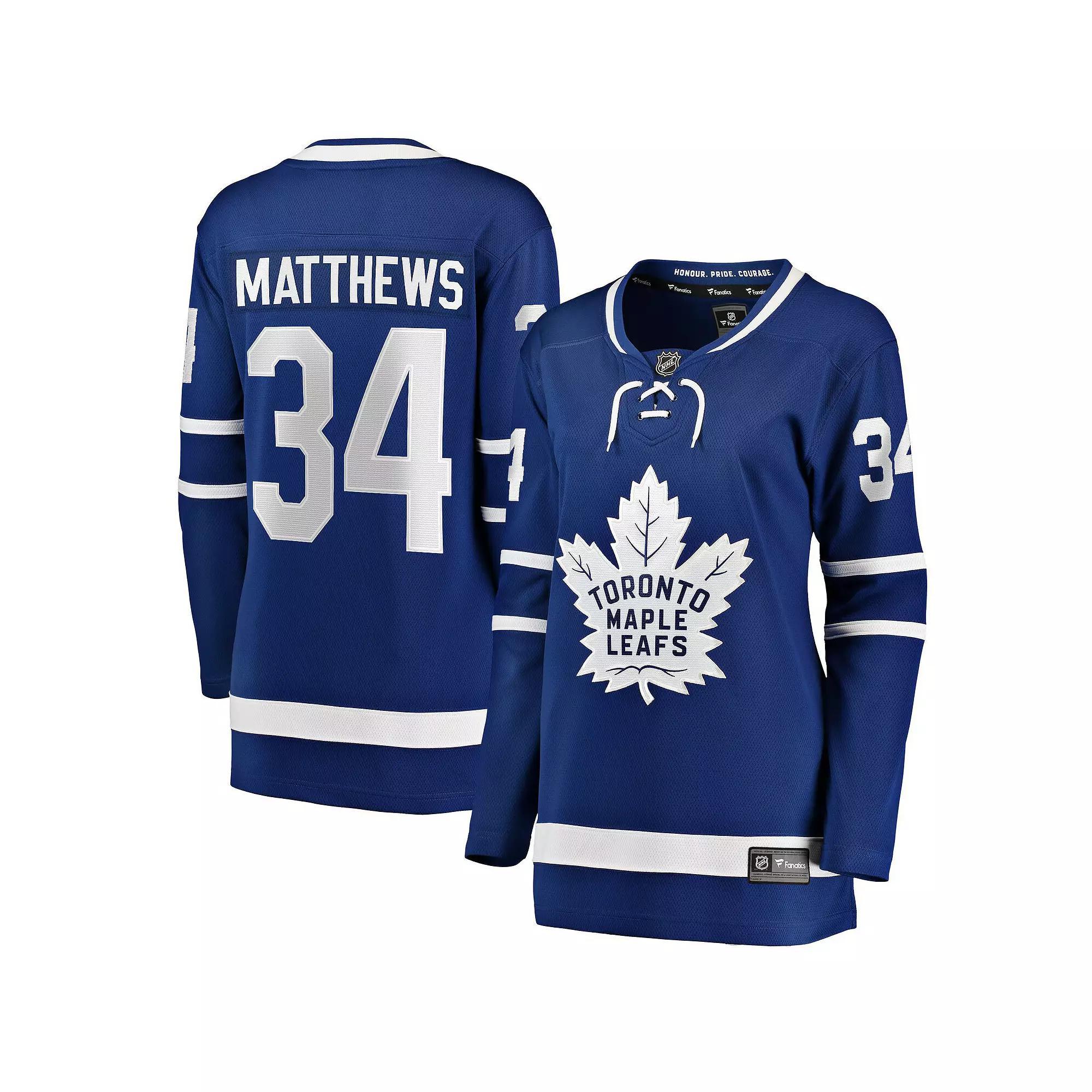 Women's Fanatics Auston Matthews Blue Toronto Maple Leafs Home Breakaway Jersey, Size: Large, Mpl Blue Product Image