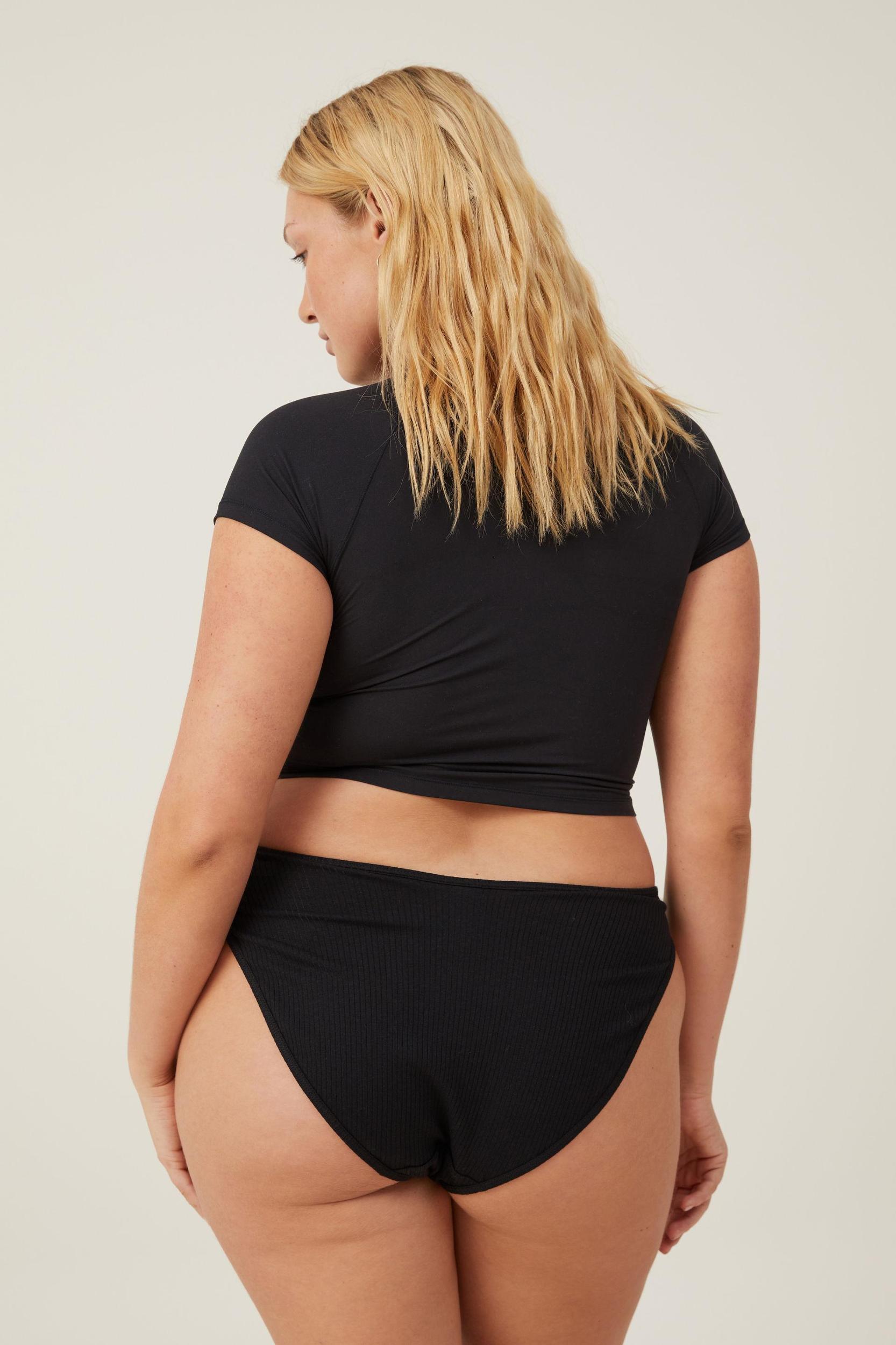 Organic Cotton Rib Bikini Brief Product Image