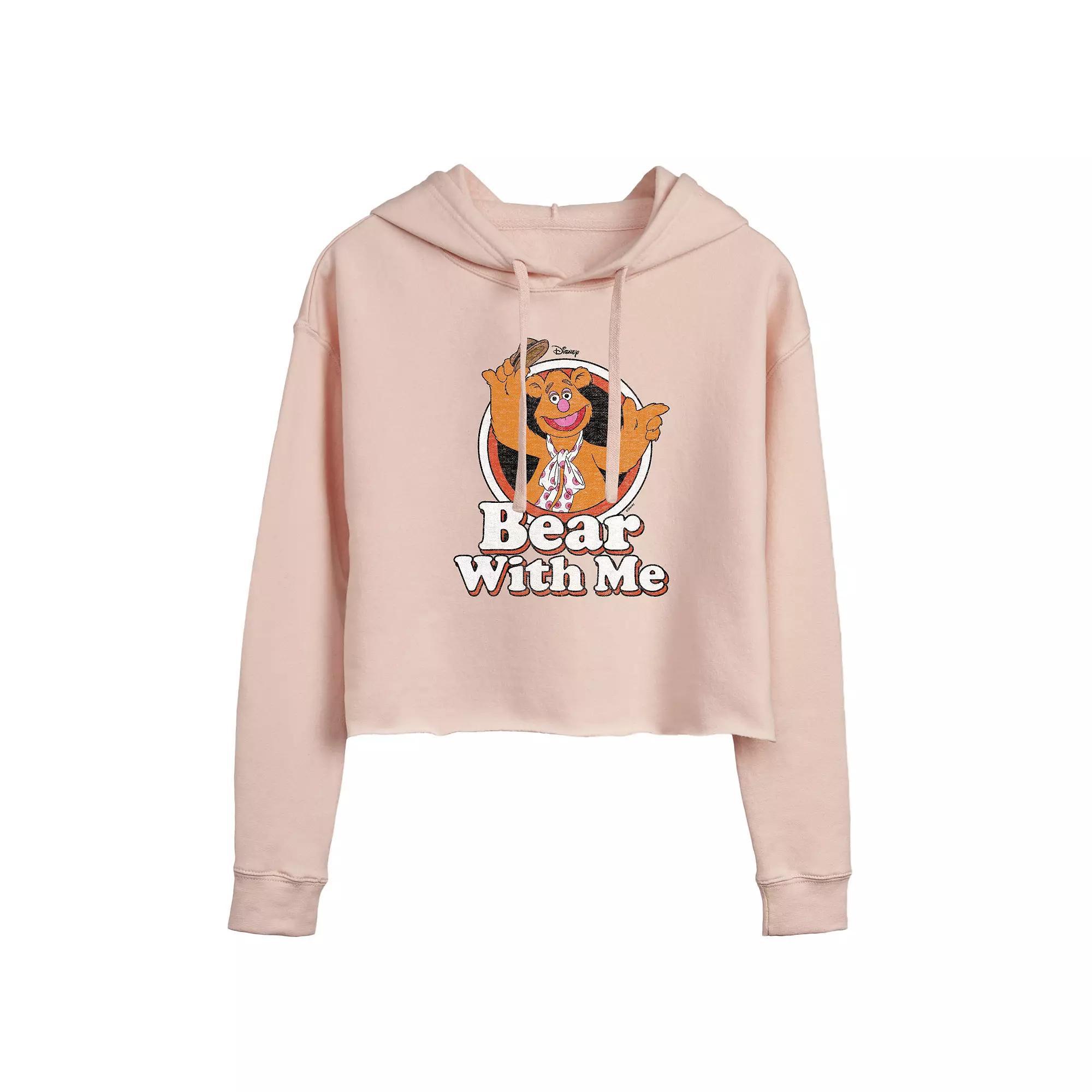 Disneys Mulan Womens Blossoms Cropped Hoodie, Girls Product Image