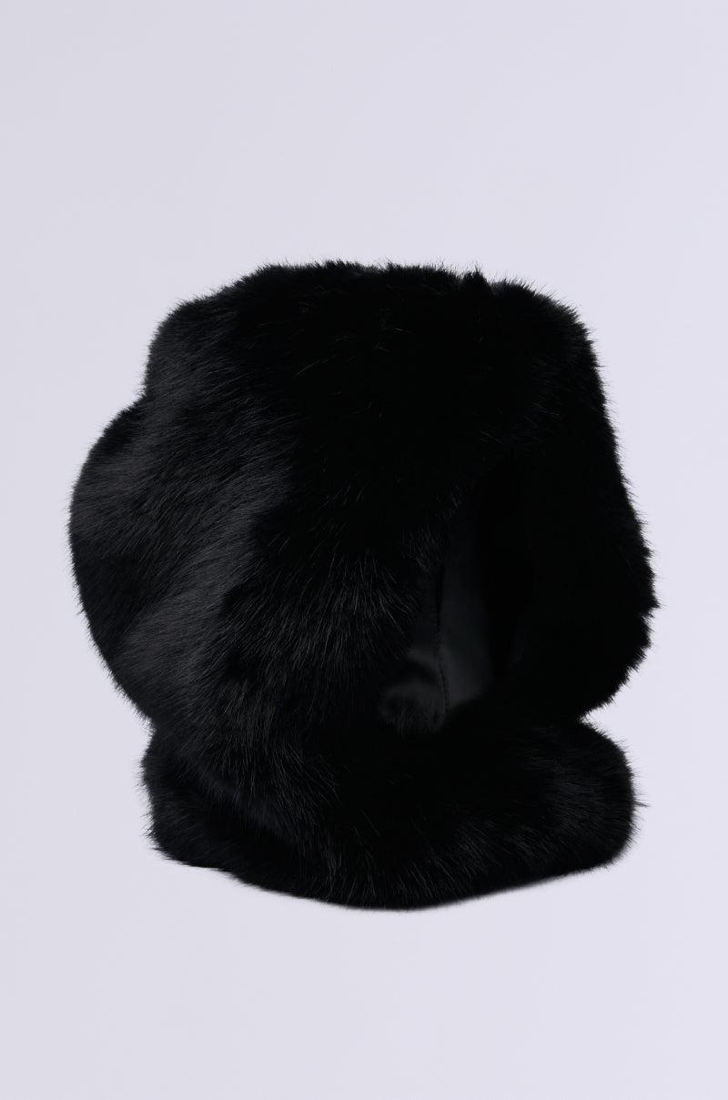 IM THE ONE FAUX FUR HOOD Product Image