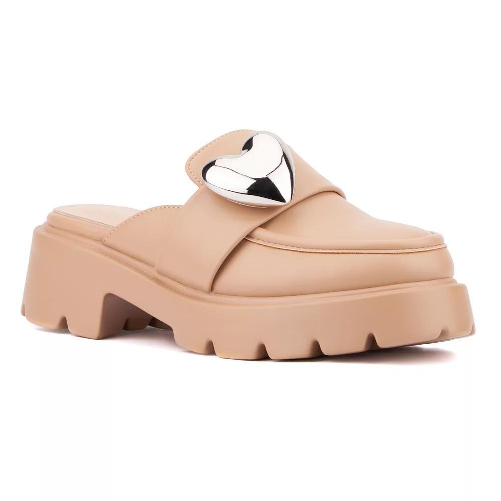 Olivia Miller Heartless Womens Platform Mules Product Image