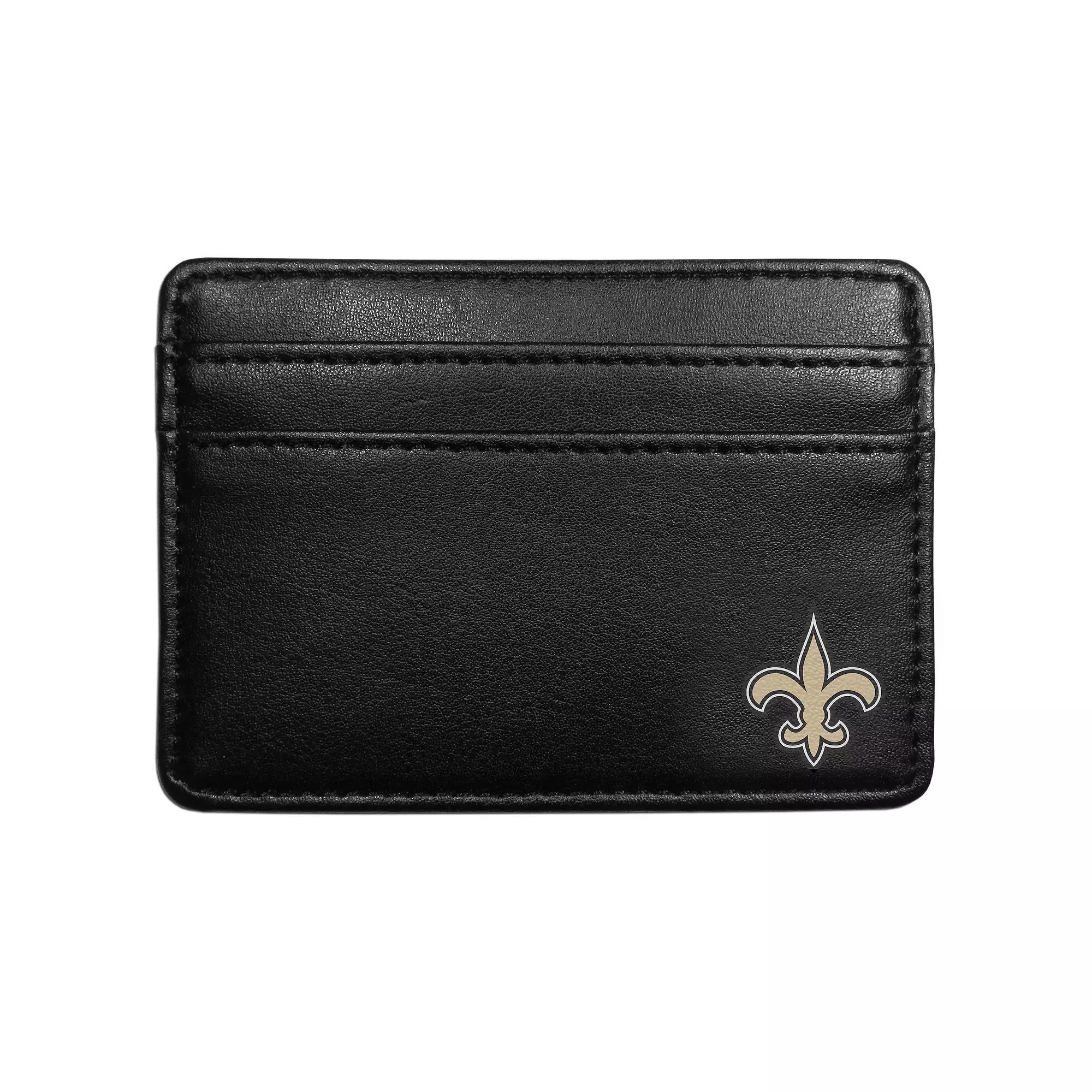 Men's New Orleans Saints Weekend Wallet, Black Product Image