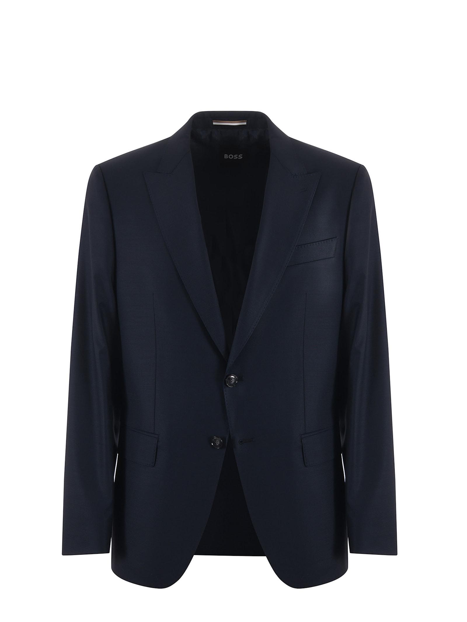 HUGO BOSS Boss Suit In Light Stretch Technical Fabric In Blue Product Image