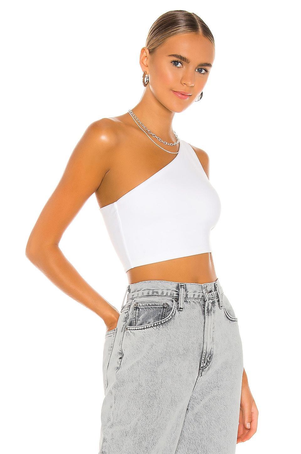 One Shoulder Crop Top Susana Monaco Product Image