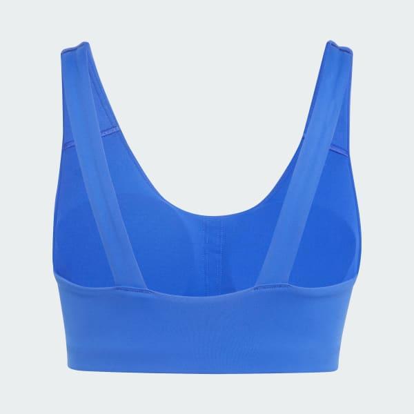 adidas All Me Luxe Medium-Support Bra Core Black 2XS C-D Womens Product Image