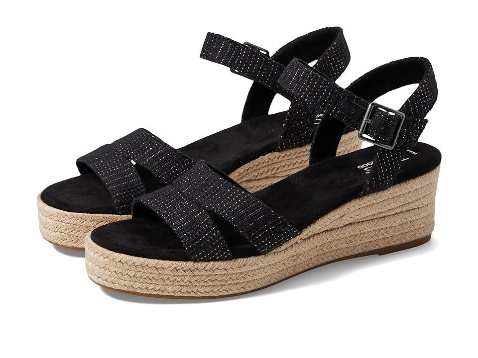 Toms Womens Audrey Espadrille Wedge Sandals Product Image
