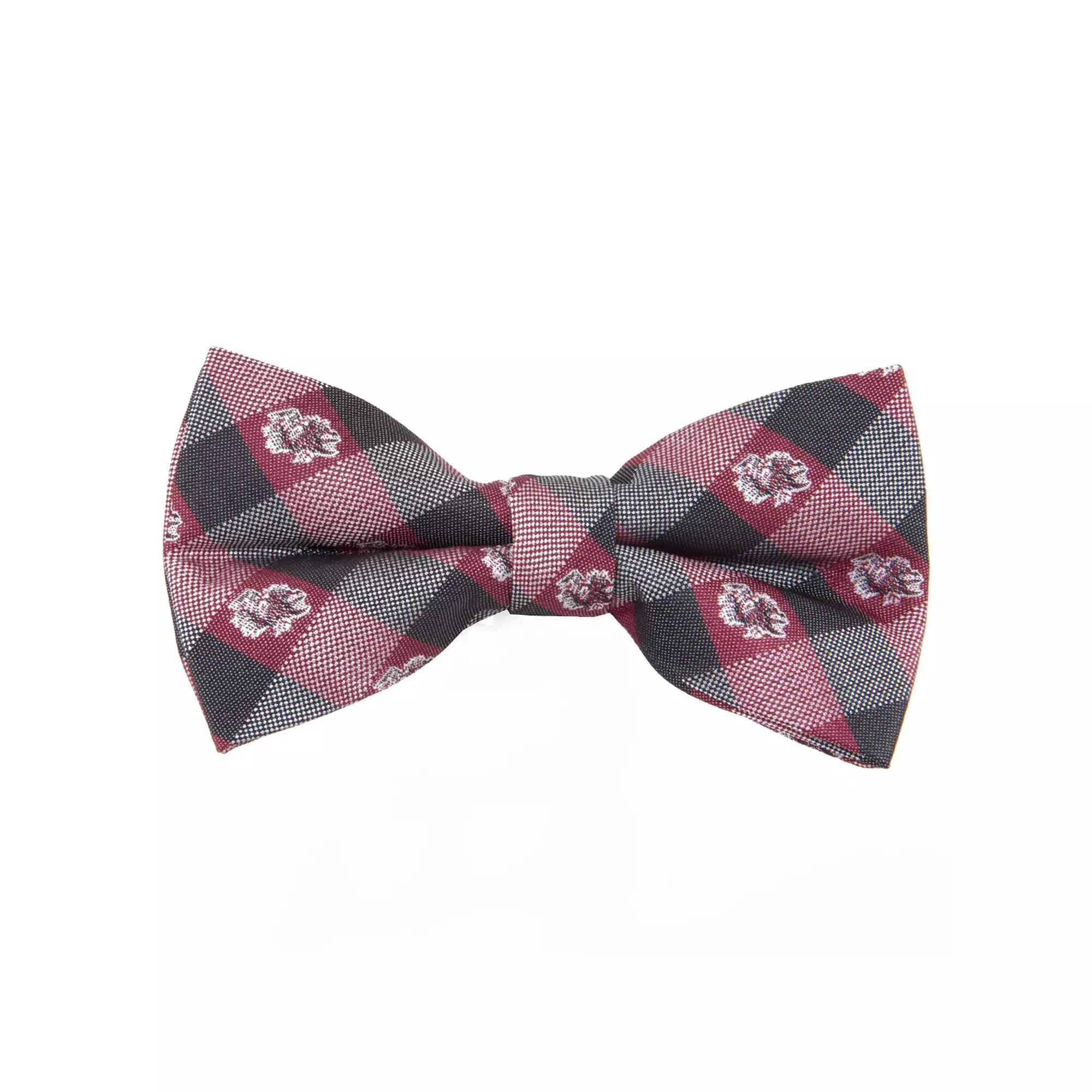 Adult NCAA Check Woven Bow Tie, South Carolina Product Image