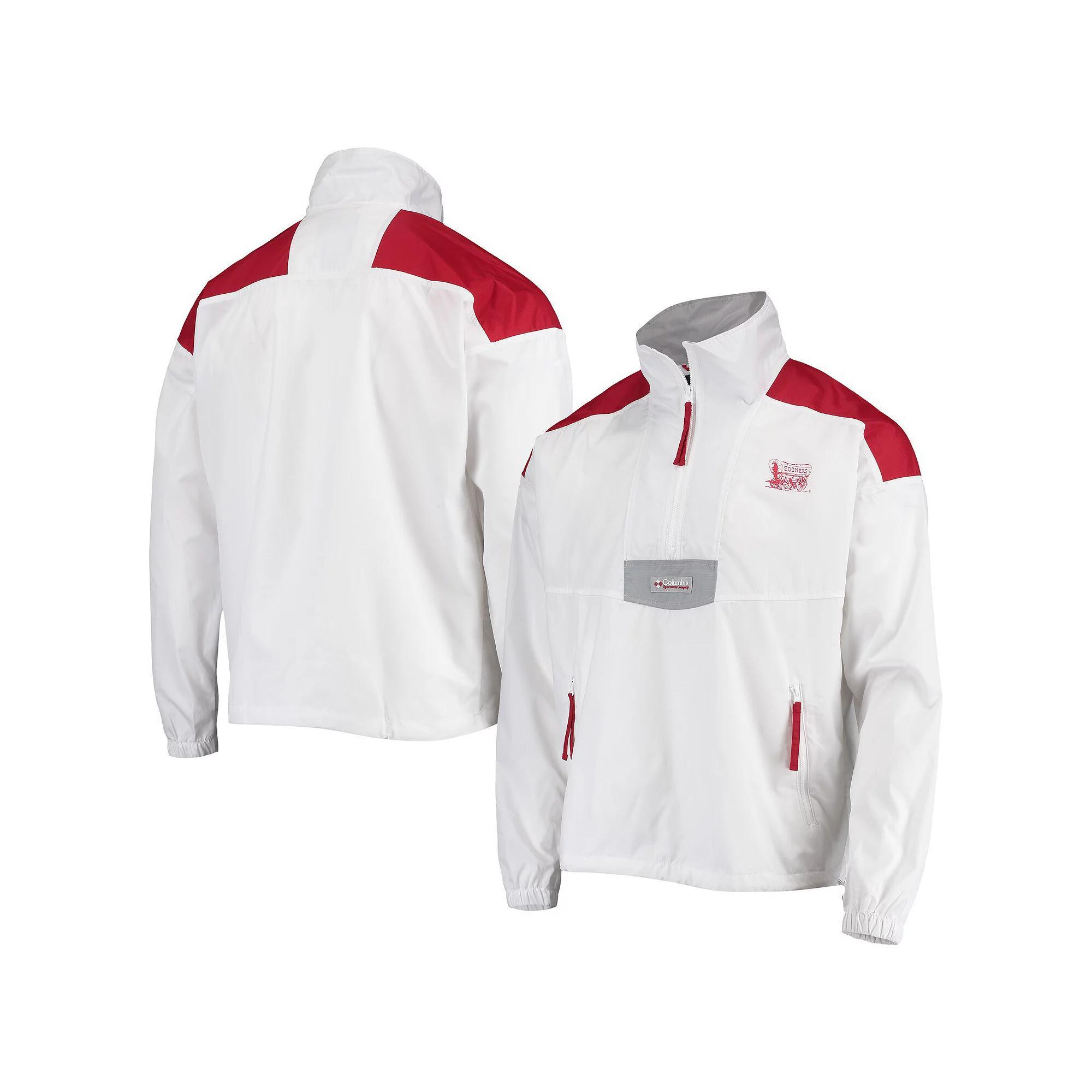 Mens Columbia Oklahoma Sooners Santa Ana Anorak Quarter-Zip Jacket Product Image