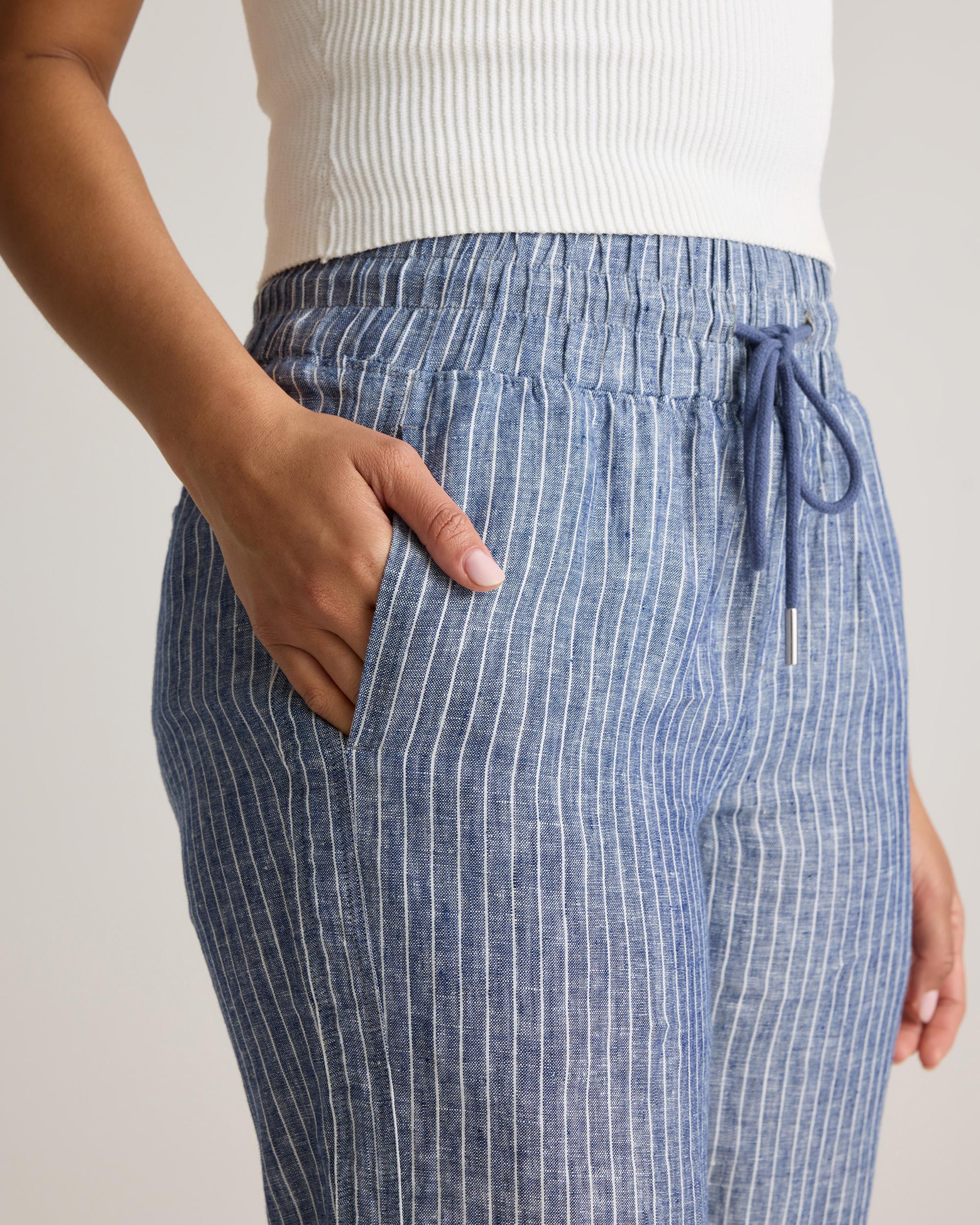 Quince | Women's 100% European Linen Wide Leg Pants Product Image