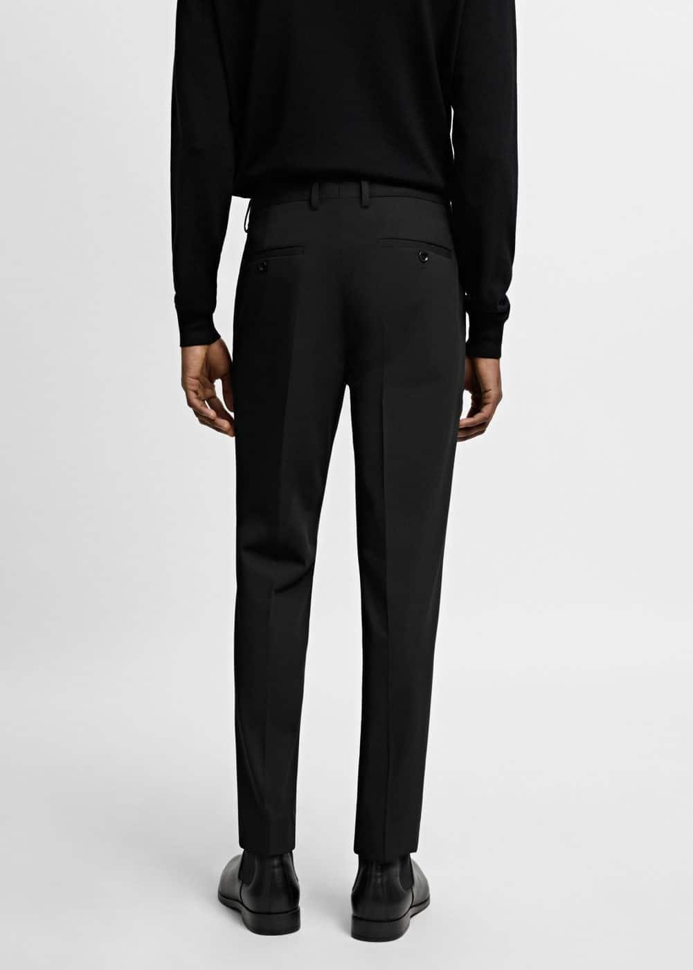 Mango Mens Stretch Fabric Super Slim-Fit Suit Pants Product Image
