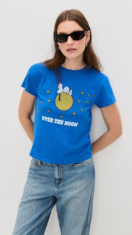 RE/DONE Classic Tee Snoopy Moon | Shopbop Product Image
